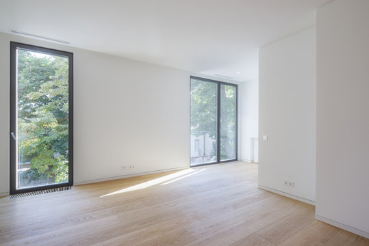Mora residential building in Bucharest, Romania. Interior view.