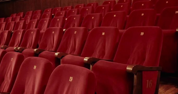 chairs on theater, cinema