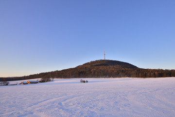 L&ouml;bauer Berg am Morgen