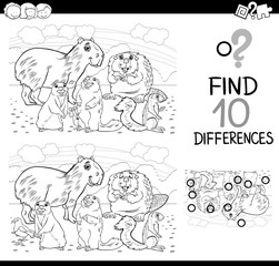 differences game with mammals
