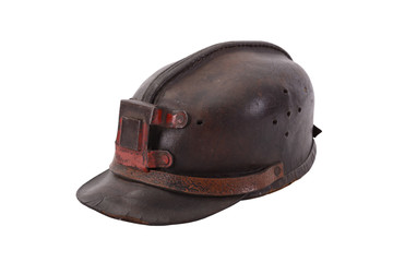 Old mining helmet