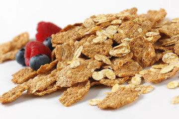 pile of breakfast cereal