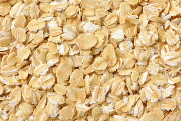pile of oat flakes