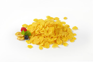 pile of corn flakes