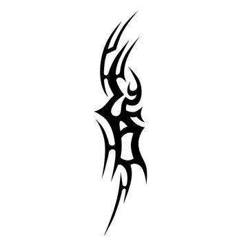Tribal tattoos design element. Art tribal tattoo.