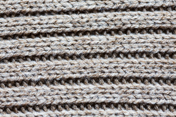 close up of knitted item