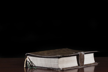 Old book on the table