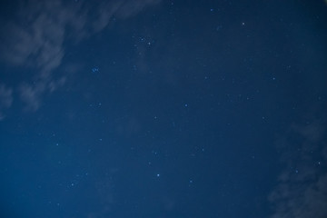 Obraz na płótnie Canvas View photos of stars The sky at night