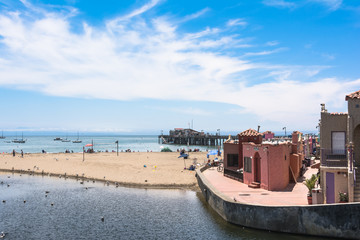 The beach of Capitola, California