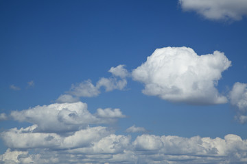 Cloud in beautiful sky.