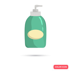 Liquid soap bottle color icon for web and mobile design