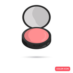 Face pink rouge color icon for web and mobile design