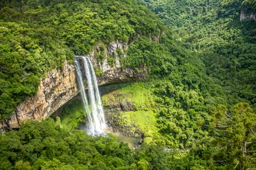 Photo sur Plexiglas Brésil Waterfall in Caracol Park in Rio Grande do Sul, Brazil