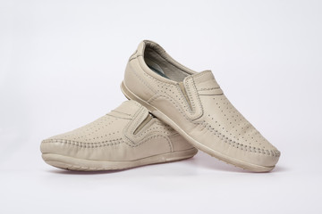 Beige Men's loafers