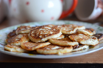 Just cooked pancakes