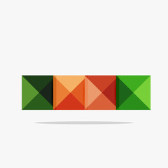 Vector blank abstract squares background