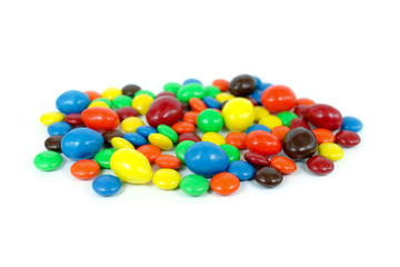 Fototapeta na wymiar Selective focus Colorful Candy Background