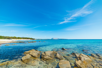 Cala d'Ambra on a sunny day