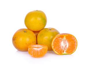 orange on white background