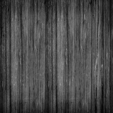 Old Wood wall plank black texture background
