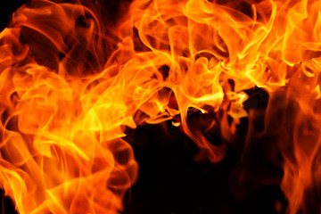 Fire flames background