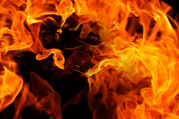 Fire flames background