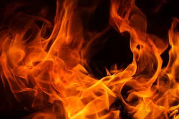 Foto op Plexiglas Thema Vuur vlammen achtergrond