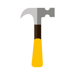 hammer tool isolated icon vector illustration design