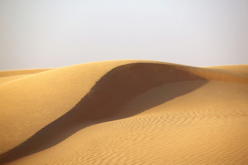Sanddünen in der Wüste bei Dubai, Vereinigte Arabische Emirate, Naher Osten