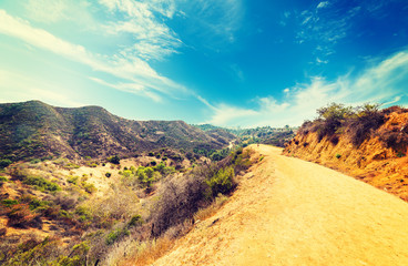 Bronson canyon in Los Angeles