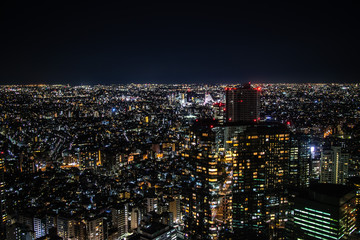 Tokyo Skyline at Night