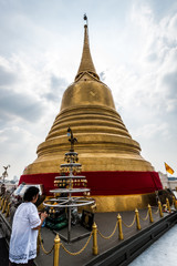 Temple of the golden mount, Bangkok, Thailand