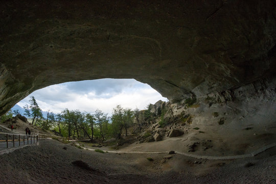 Milodon Cave, Torres Del Paine Nationalpark, Chile Patagonia