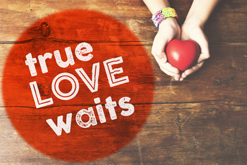 true love waits - obrazy, fototapety, plakaty