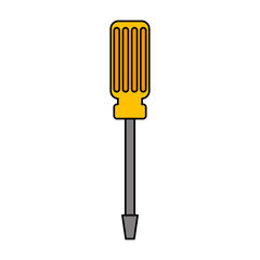 screwdriver tool isolated icon vector illustration design