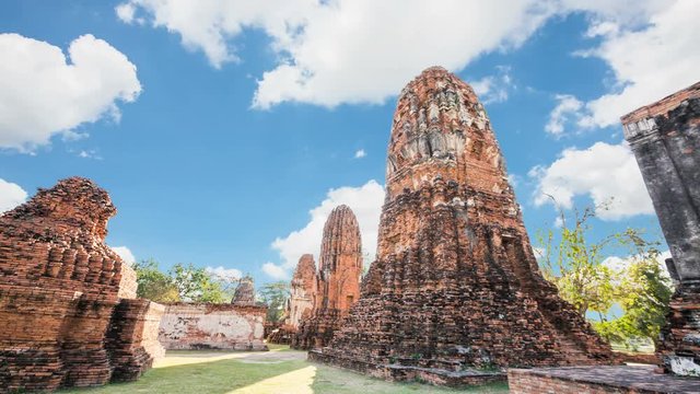 Pagoda Wat Mahathat temple located in Ayutthaya historical park.
Is the most important religious center in Ayutthaya.thailand