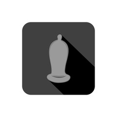 condom with long shadow