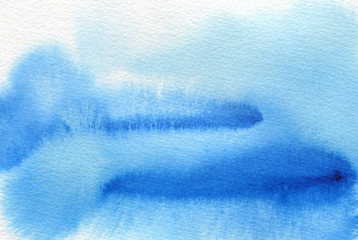 Abstract watercolor blot painted background. Texture paper.