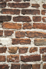 mur cegły czerwony stary