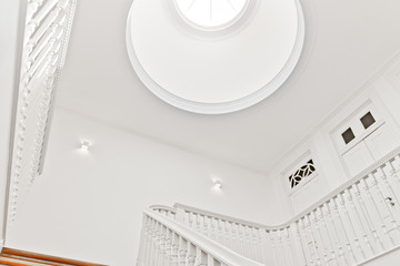 Fototapeta premium Beautiful Stairwell Skylight