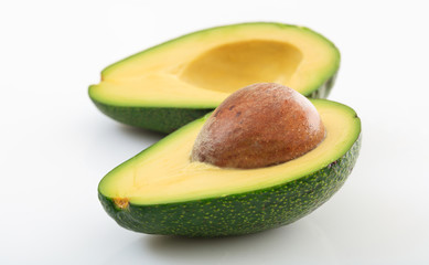 Avocado isolated on white background