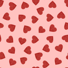 hearts seamless pattern