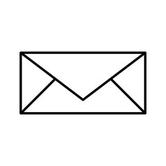envelope mail isolated icon vector illustration design