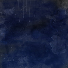 Watercolor night background