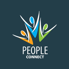 vector logo people