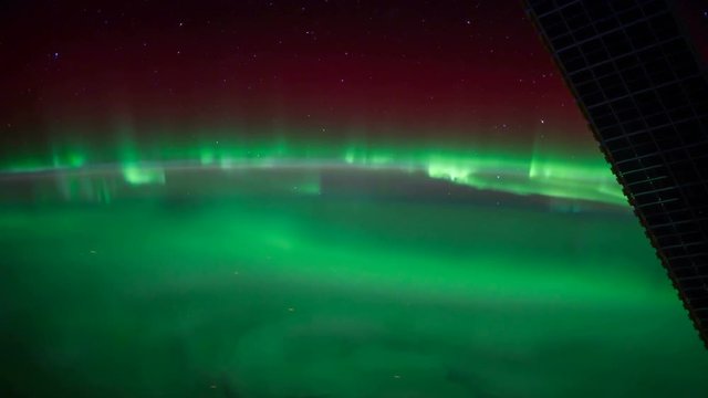 Planet Earth seen from the International Space Station with Aurora Australis over the earth, Time Lapse 4K. Images courtesy of NASA Johnson Space Center : http://eol.jsc.nasa.gov