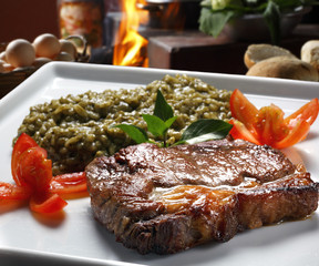 BBQ steak