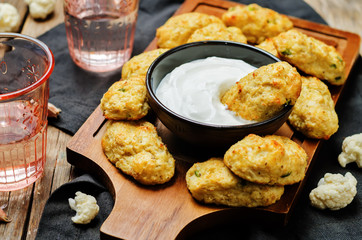 Baked cauliflower Tots