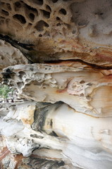 Eroded rock textures