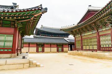 Building complex Gyeongbokgung Palace in Seoul